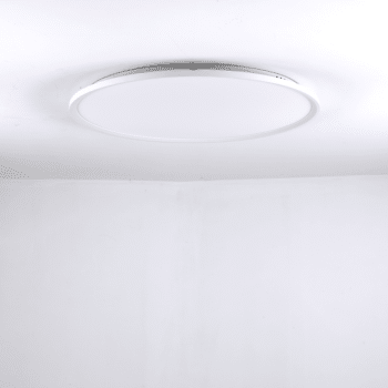 Rund hvid LED panel Ø60cm til montering på væg eller loft