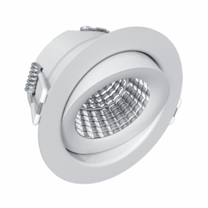 6W indbygningsspot med kip 2700K 3000K CRI97 troldtekt