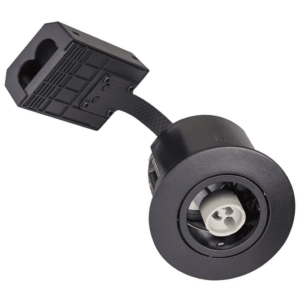 Udendørs GU10 spot 230V Sort