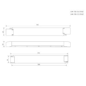 Alternative view of LTECH 150W Dæmpbar 12-24V (Triac/Push)