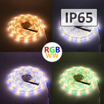 24V Udendørs RGBW LED bånd IP65 - 5 meter