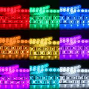 5 meter 24V RGB LED strip 50W