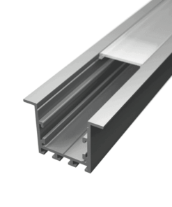 Bred og dyb alu profil til LED bånd - 1-2 meter