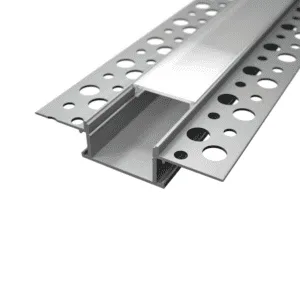 Alu profil til LED strip, som kan indmures - 2 meter