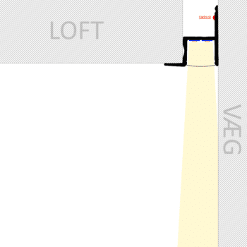 Kantprofil / Afslutningsprofil til LED bånd
