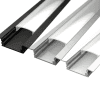 Planforsænket alu-profil til LED strip - 2 meter
