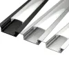 Planforsænket alu-profil til LED strip - 2 meter
