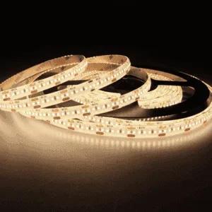5 meter Udendørs Ra97 kraftig pro LED strip med 1200 lumens pr. meter og varm hvid lysfarve på 3000K.