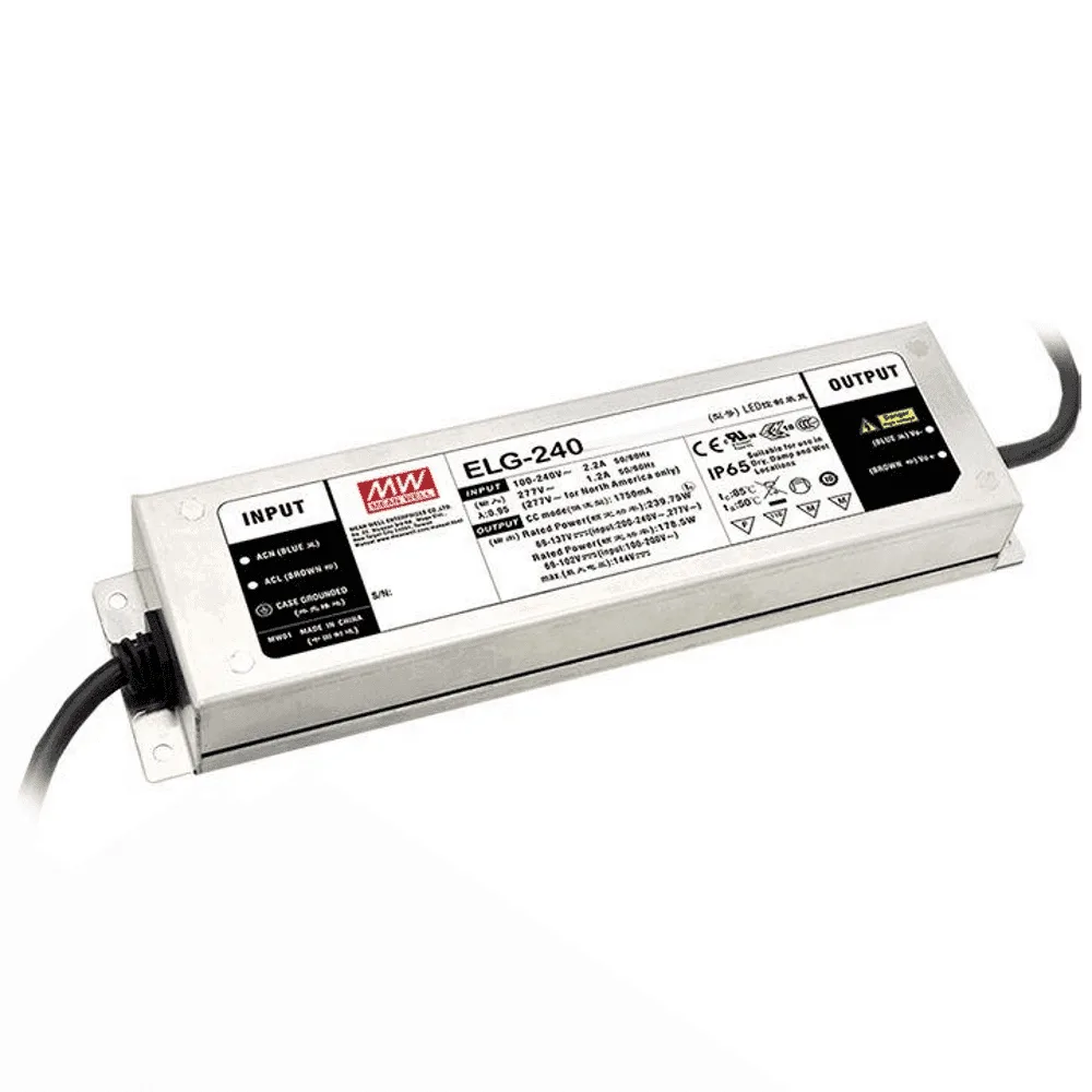 Meanwell 24V 240W LED driver IP67