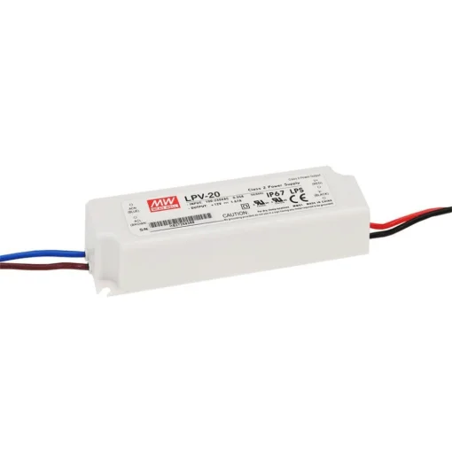 Meanwell 24V 20W LED driver IP67