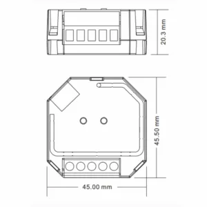 Alternative view of Sunricher Zigbee 3.0 LED Lysdæmper (Triac)