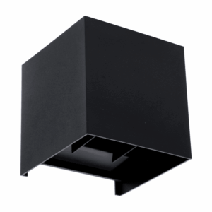 Dæmpbar Amarillo Up/Down LED Væglampe, 1800-2700K, 6W, 420LM, IP65, 230V, Sort