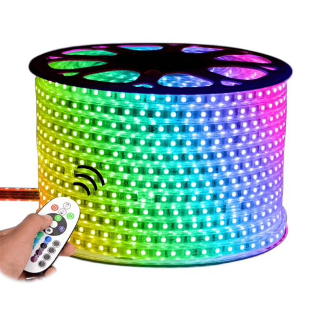 230V RGB LED Bånd 5-50 meter