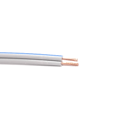 12V, 24V, Lav-volt ledning/kabel - 2 x 0,38mm² med lyseblå stribe