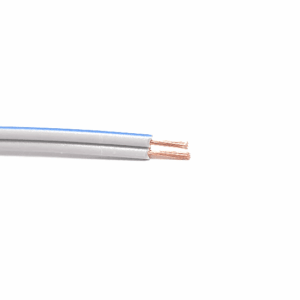 12V, 24V, Lav-volt ledning/kabel - 2 x 0,38mm² med lyseblå stribe