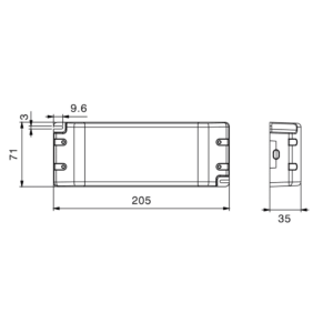 Alternative view of M-LED Driver 150W 12-24V