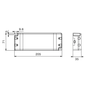 Alternative view of M-LED Driver 150W 12-24V
