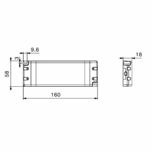 Alternative view of M-LED Driver 60W 12-24V