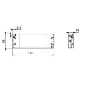 Alternative view of M-LED Driver 75W 12-24V