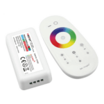 RGB Controller og fjernbetjening til RGB LED bånd