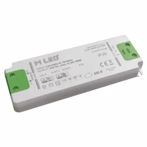 100W LED Driver Strømforsyning 12-24V IP20 Godkendt til møbelinstallation