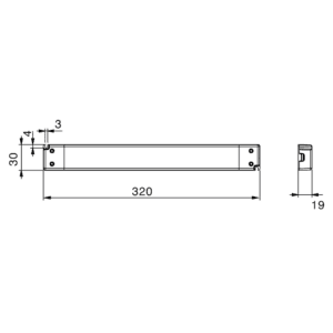 Alternative view of M-LED SLIM Driver 100W 12-24V