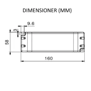 Alternative view of M-LED Driver 50W 24V