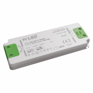 24V 50W LED Driver godkendt til møbelinstallation, IP20, CV