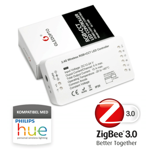 Gledopto RGB+CCT ZigBee Controller 15A