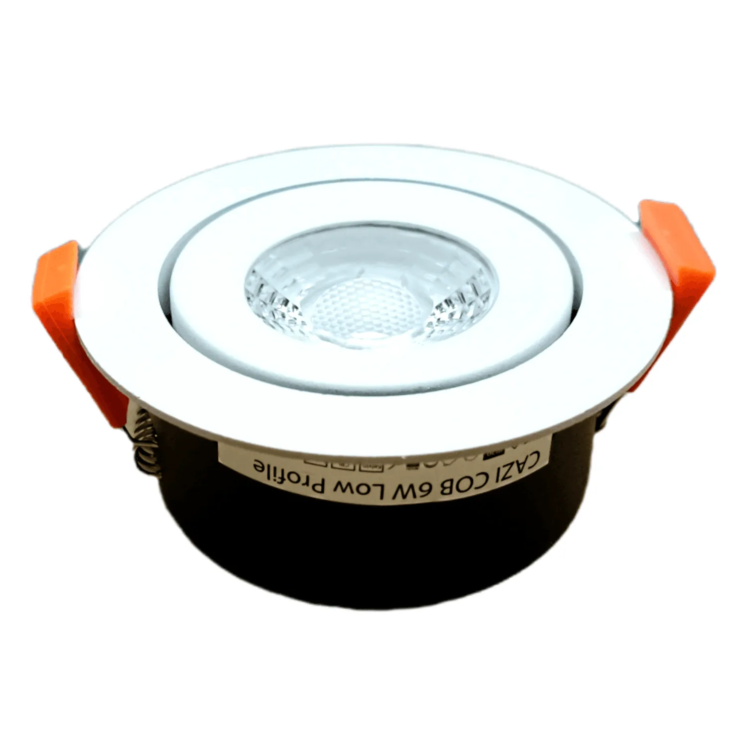 Ultra lavt og dæmpbar LED indbygningsspot - H: 33mm, hvid front, 230V, 3000K, Ra95+