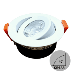 Alternative view of Komplet Dæmpbar LED indbygningsspot 6W Ra97