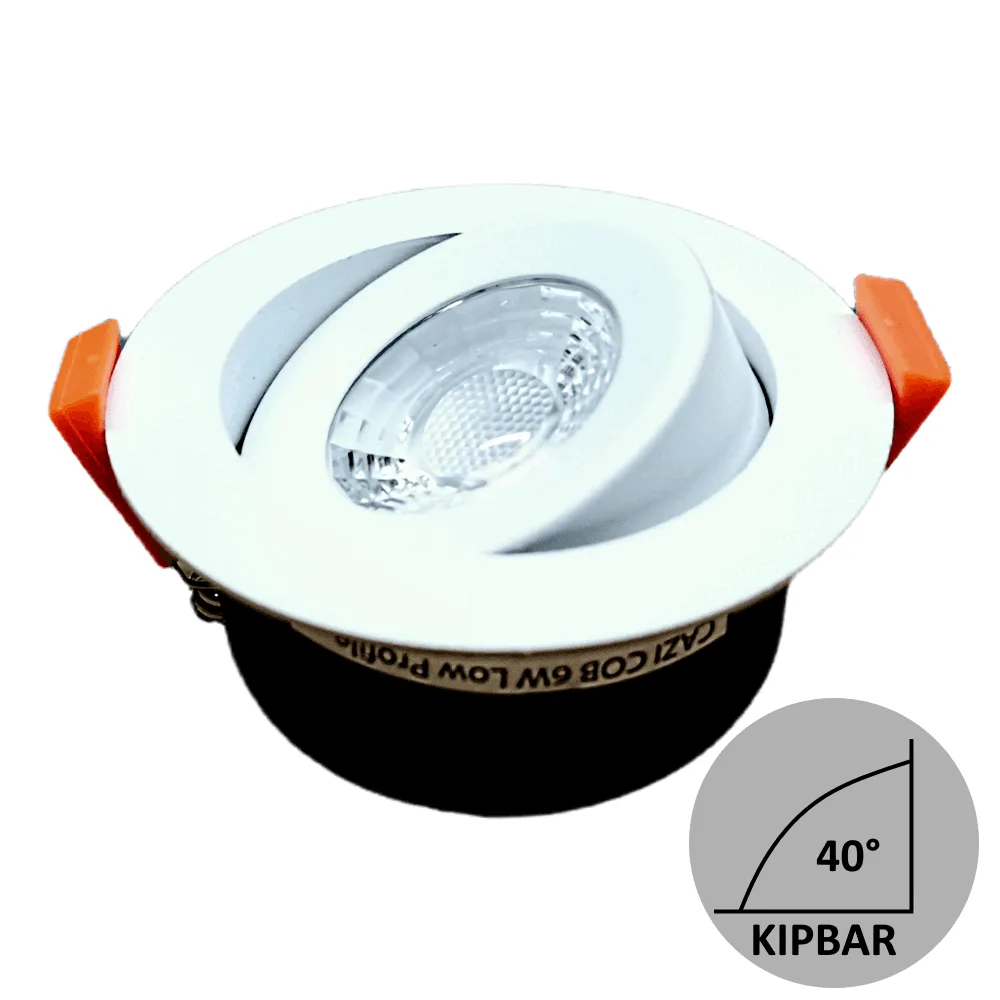 Komplet Dæmpbar LED indbygningsspot 6W Ra97 - Billede 2