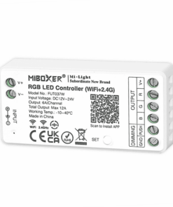 MiBoxer RGB WiFi LED Controller, 12-24V + Push Dæmp