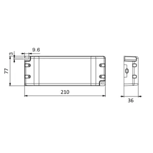 Alternative view of M-LED Driver 260W 12V