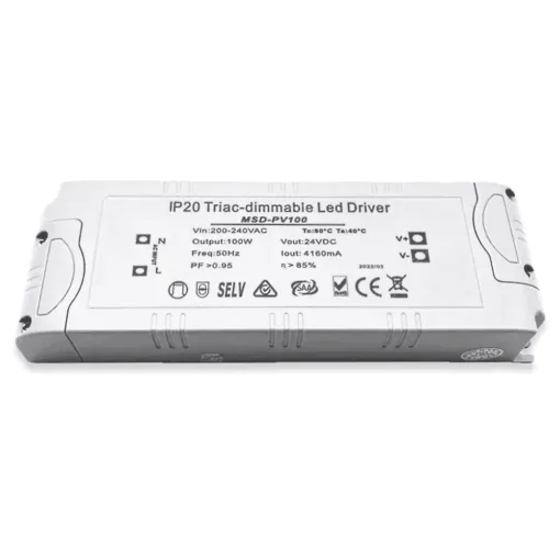 12V-24V Dæmpbar LED Driver i høj kvalitet og på 100W fra LEDlife. Perfekt til dæmpning af LED strip og lavvolts LED lyskilder.