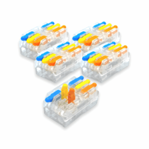 5 x Concept+ EasyClick PRO samlemuffe, Maks. 400V, IP20, 3-ledet