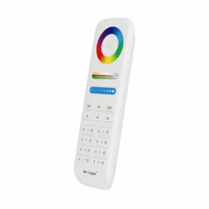 RGB+CCT (Ambience) fjernbetjening, Hvid, 8 zoner, 2,4GHz, IP20