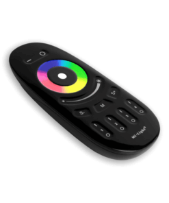 Sort MiBoxer RGB/RGBW Fjernbetjening, 4 zoner, 2,4GHz, 30 meters rækkevidde