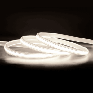 230V COB LED Bånd, IP67, 4000K, dæmpbar, metermål, klippes/afkortes for hver 50cm.