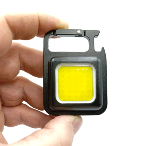 Kraftig COB Mini LED Projektør, 6W, 3-4 timers batteritid, opladelig, 4500K, 960LM, IP65