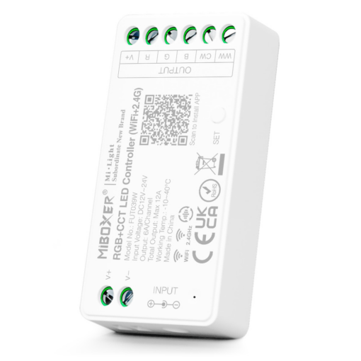 MiBoxer RGB+CCT WiFi LED Controller, 12-24V