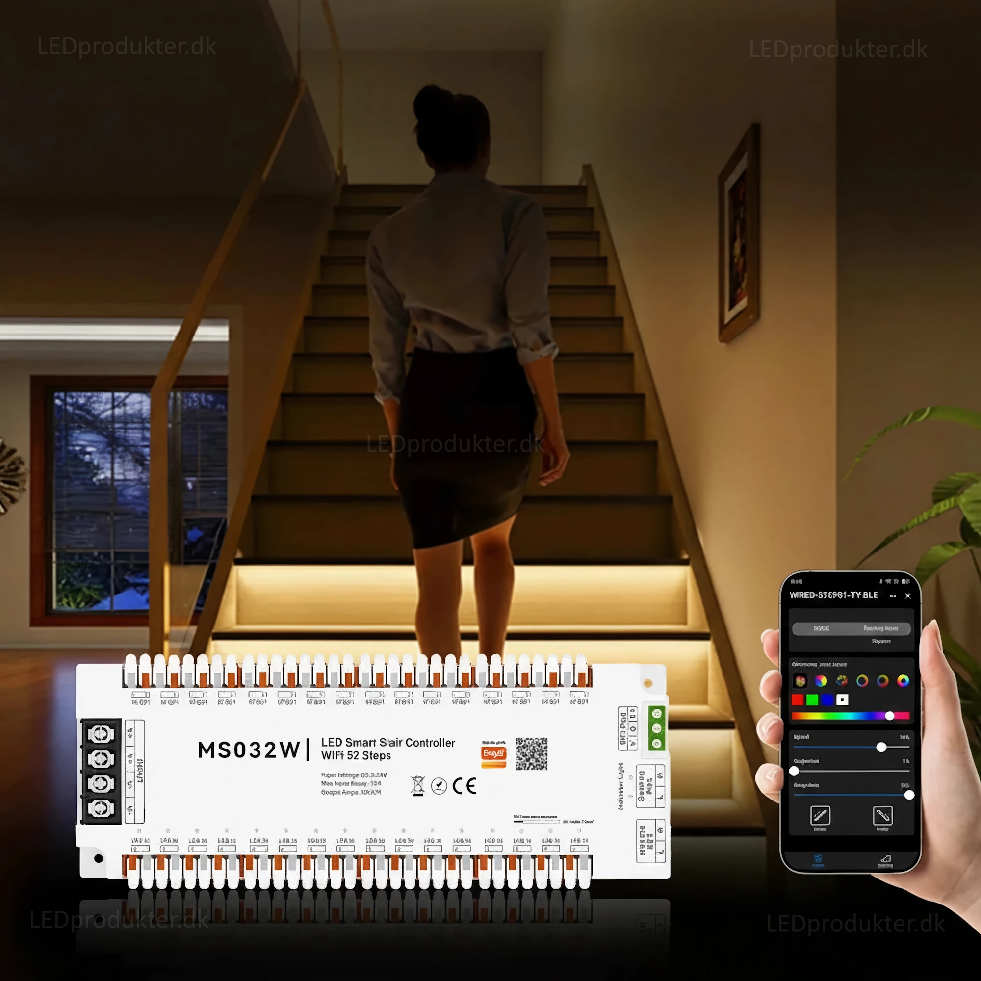 Styreboks Sæt til Trappelys 5-24V WiFi 2 Styreboks Sæt til Trappelys 5-24V WiFi - Billede 2
