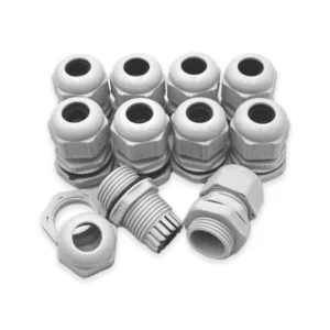 10 stk. forskruninger til industriarmatur/staldarmatur. Ø20 mm, L:40 mm