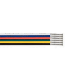 RGB+CCT 6-ledet lav-volts kabel til bl.a. LED bånd