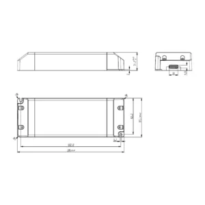 Alternative view of Snappy 48-132W Dæmpbar LED Driver 12V
