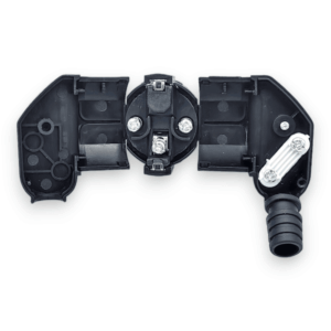 Alternative view of Schuko Vinklet Stikprop til 230V m/Jord - Han - Sort