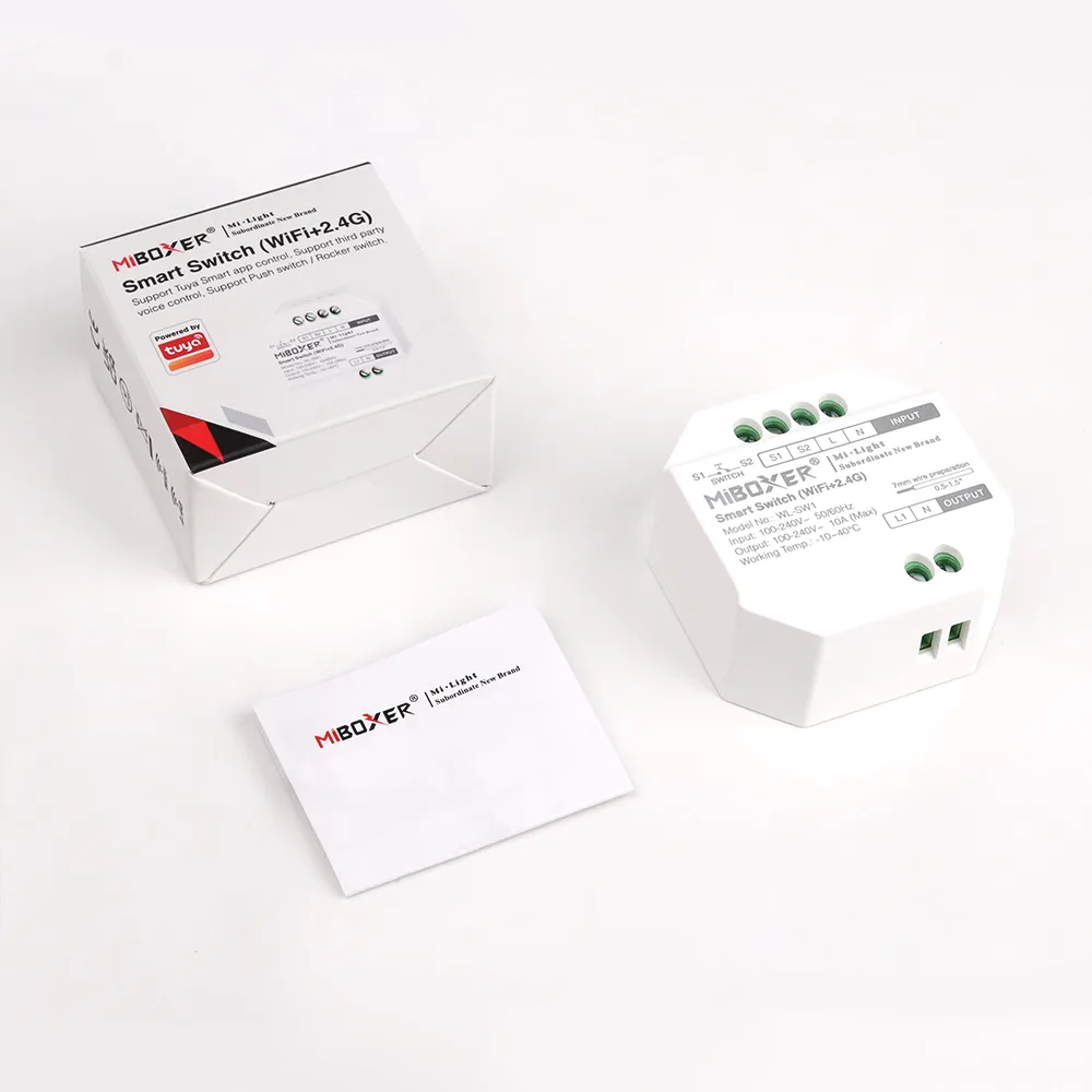 Miboxer WIFI Smart Switch afbryder 2,4GHz med Push - Billede 3