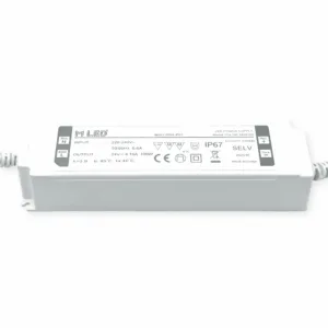 IP67 Udendørs kvalitets LED driver, 24V, 100W