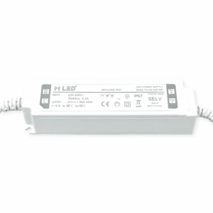 IP67 Udendørs kvalitets LED driver, 24V, 40W