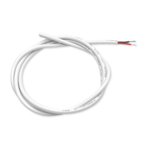 Alternative view of 1-300 meter rund 2-ledet kabel 2x0,34mm² Hvid